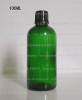 100ml 绿色玻璃瓶、防盗盖精油瓶、按摩油瓶、香水瓶